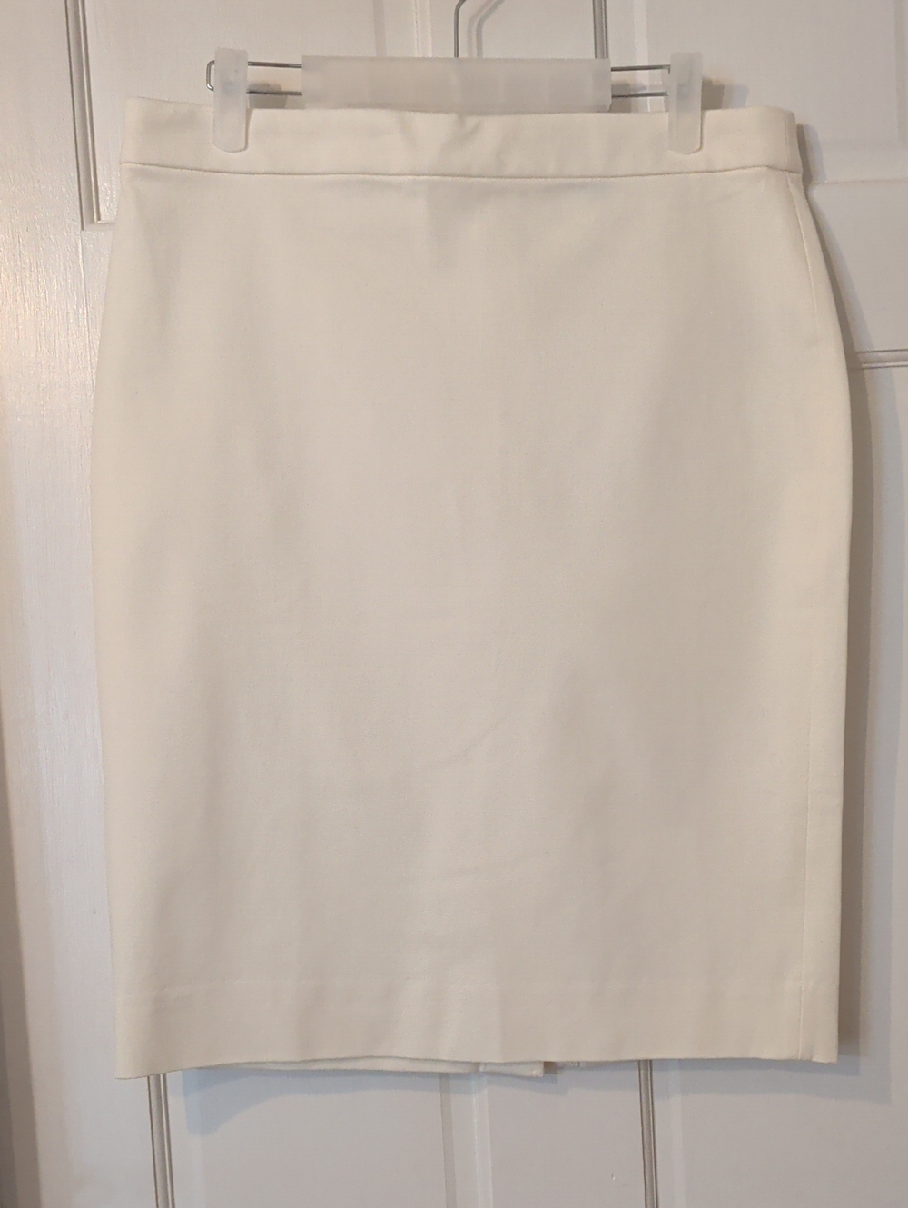 J. Crew Ivory Pencil Skirt
